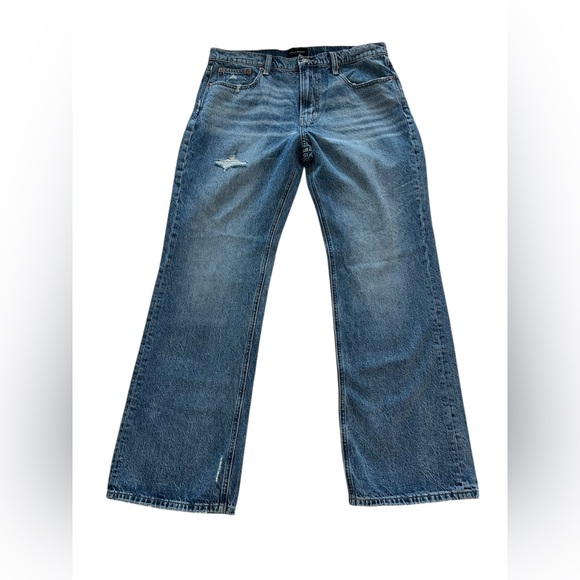 Lucky Brand Denim - Lucky Brand Boyfriend Mid-Rise Flare Classic‎ Denim Size 12